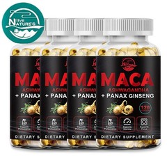 Maca Root 12000mg, Ashwagandha,Panax Ginseng Extract Male Enhancing 120 Capsules