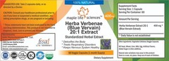 Blue Vervain Extract 20:1 Capsules Herba Verbenae Officinalis Pure High Quality