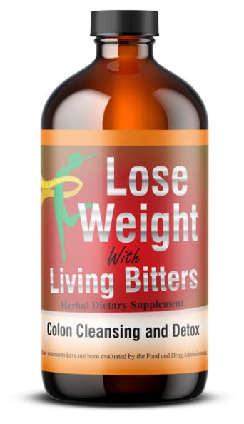 HERBOGANIC Detox Living Bitter 16oz to support Immune System and Boost Energy
