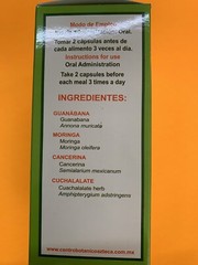 Capsulas De Guanabana 60 Capsulas Moringa Cuachalalate Cancerina Guanabana