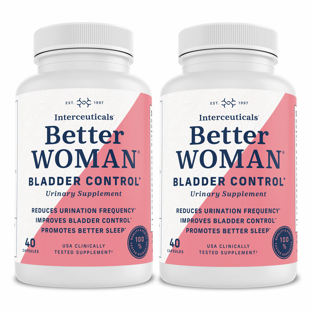 Regain Bladder Control With BetterWOMAN (2 Bottles) – Tested. All natural.
