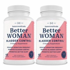 Regain Bladder Control With BetterWOMAN (2 Bottles) – Tested. All natural.