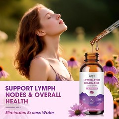 Lymphatic Drainage Drops Supplements for Immune, Lymph System Support, Cleans…