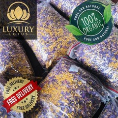 Dried Blue Lotus Flower Nymphaea Caerulea Organic 100% Pure Herbal Tea Ceylon!!!