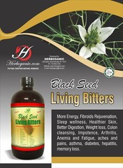 Herboganic Black Seed Living Bitter 16oz (Pack 6)-Natural Digestive & Immunity