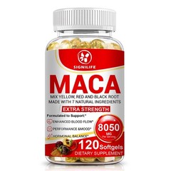 Maca Root Capsules 8050mg |120 Pills | Red, Yellow,Black Maca Supplements-