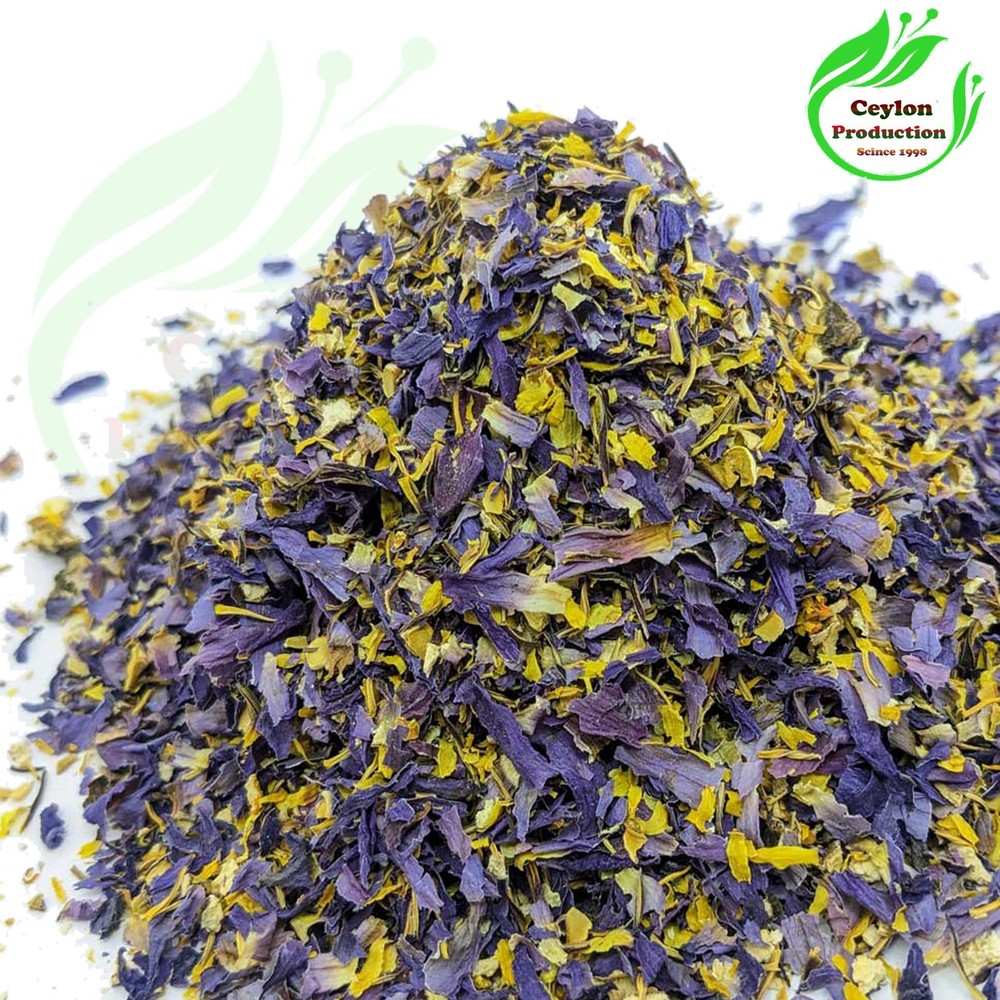 Blue Lotus Flower Dried Organic Tea cut(1-2mm) Nymphaea caerulea.Blue Water