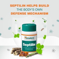 🔥Himalaya Septilin Tablets 60 Count Herbal Formula 1 to 10 Packs Vegan Safe🔥