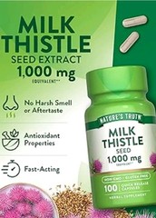 Nature’s Truth Milk Thistle Seed 1000mg 100 Capsules Non-GMO Gluten Free