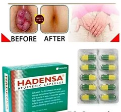Hadensa Ayurvedic Hemorrhoids & Piles Pain Relief Itching Swelling 20 Pills
