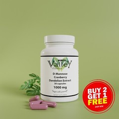 D-Mannose , Cranberry, Dandelion Extract 1000mg,Urinary Tract, Health Bladder