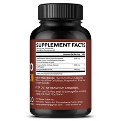 Saw Palmeto 3X Formula Promotes Urinary Tract Maintain Prostate Function Health