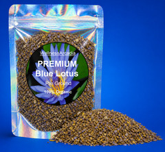 Blue Lotus Flower Pre-Ground – Organic Nymphaea Caerulea