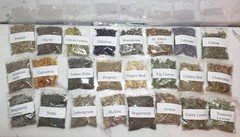Organic Herbal Starter Kit: 20 Pure Dried Flowers & Herbs for Apothecary & Craft
