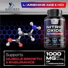 Nitric Oxide Booster Extra Strength – 3X Strength L-Arginine & Citrulline Supple