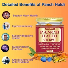 Pancham Haldi 120g 5 Turmeric Blend No Colors or Flavors