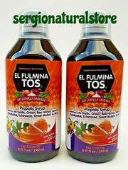 JARABE PARA LA TOS FULMINA TOS COUGH SYRUP 240 ml PROPOLEO EQUINACEA 2 (Packs)
