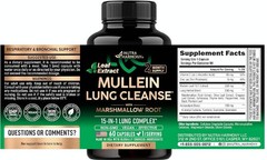 Mullein Lung Detox – Mullein Leaf 10:1 Extract – Marshmallow Root | Echinacea |