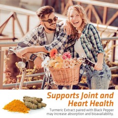 Turmeric Curcumin Highest Potency 95% 2000mg with BioPerine Black Pepper Extract