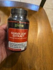 Guava Leaf Extract with Bitter Melon 120 Veg Capsules exp: 2/2027 New
