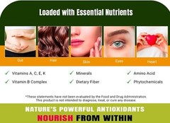 Organic Aura AMLA Capsules. 1000mg per Serving, 120 Veg Capsules. Natural