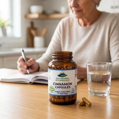 Pure Mountain Cinnamon Capsules 1000mg Organic Cassia Cinnamon Bark Supplement