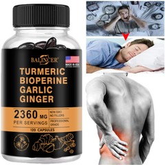 Turmeric Curcumin Highest Potency 95% 2360mg with BioPerine Garlic Ginger