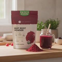 Organic Beet Root Powder for Smoothies, Baking & Juice, 8oz | Non-GMO, Raw Be…