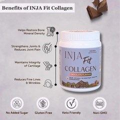 Inja Fit Collagen Powder Chocolate Flavour 250gm r016