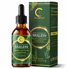 GreenPeople Super Concentrated Mullein Leaf Extract Liquid Drops Vegan 2 fl oz