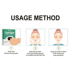 Herbal Eye Cold Compress Patch Reduces Blurriness Dryness Puffiness 10PCS US