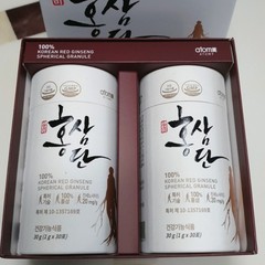 ATOMY Hongsamdan Korean Red Ginseng 60pcs Spherical Granule Ginseng Saponins