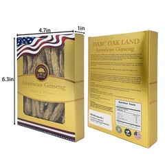 DABC OAK LAND American Ginseng Slices Wisconsin – 1 Box 4 Ounces Gluten Free