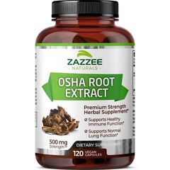 Zazzee OSHA Root 41 Extract 500 mg Strength 120 Vegan Capsules 4 Month Supply…