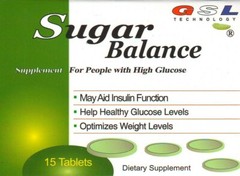 GSL (5 Boxes) Balance Supplement for People with High Glucose 75 Tablets