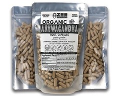Organic Ashwagandha Capsules – 1500mg Per Serving of Natural Pure Ashwagandha