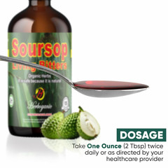 Soursop Living Bitters for Overall Health and Wellness | Pack of 1 | 16 Oz