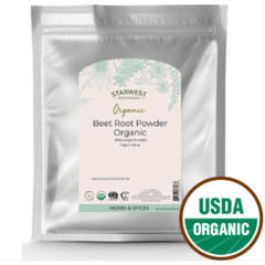 Starwest Organic Beet Root Powder – Nutritious Heart Health Support 1 lb. 6/2027