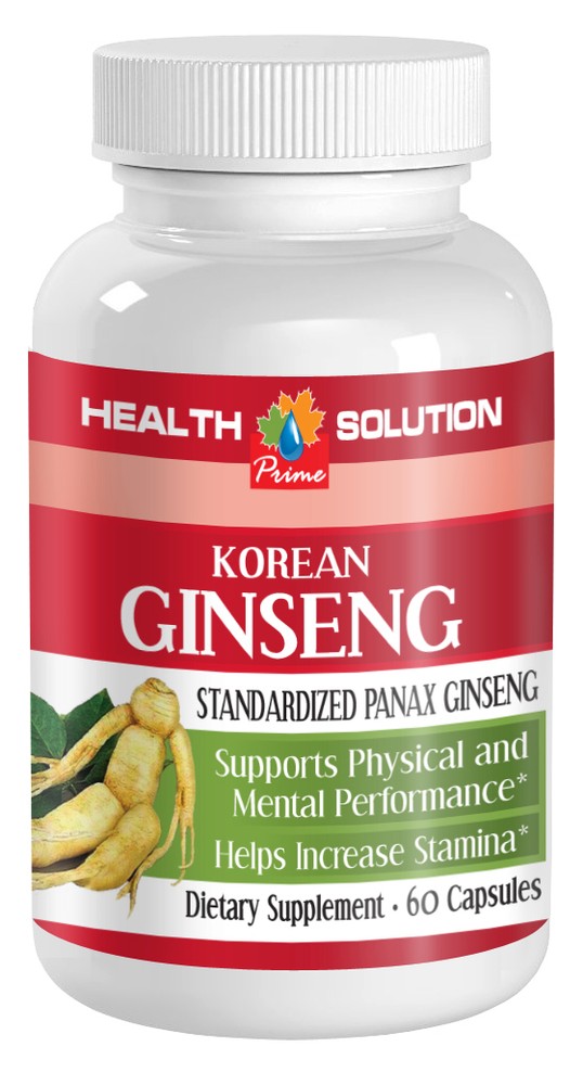 Boost Sexual Vigor – Korean Ginseng 350mg – Korean Red Ginseng Capsule 1B