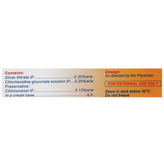 Cipla Burn Heal Silver Nitrate and chlorhexidine Gluconate Cream 15g