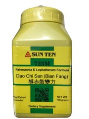 SUNTEN – Rehmannia & Lophatherum Formula/Dao Chi San, 723M, 100 gm Granu