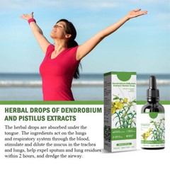 2X New Dendrobium & Mullein Extract Powerful & Lung – Cleanse Respiratory Drop