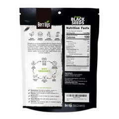 Berrilys Black Seeds – USDA Organic Nigella Sativa, Kalonji & Black Cumin Seeds,