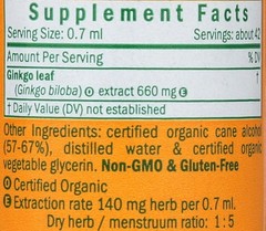 Herb Pharm Ginkgo Whole Leaf 1 fl oz 30 ml FREE SHIPPING