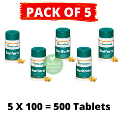 Himalaya HERBAL Geriforte Tab Manages Stress & Metabolism 5 Box FREE SHIP 2026