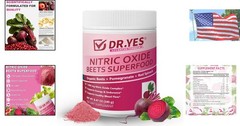 Nitric Oxide Booster – DR.YES Organic Beet Root Powder 8.47oz for Wellness