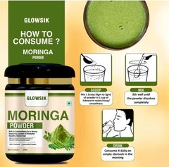Pure Moringa Oleifera Leaf Powder | Premium Natural Green Superfood | Pack Of 2