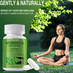 Moringa Oleifera Organic, Natural, 100% Pure Pills – 120 Count MORINGA 5000mg