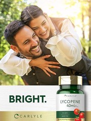 Lycopene 40mg | 120 Softgels | Non-GMO & Gluten Free Supplement | By Carlyle