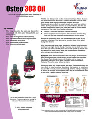 Osteo Arthritis 303 Massage Paid Oil Economy Pack (3X60 ml)